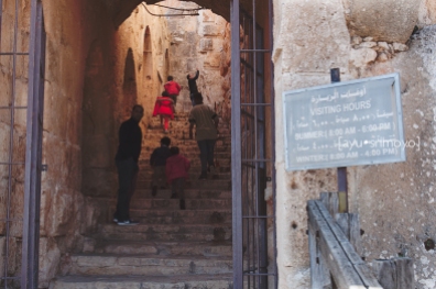 Going in, Ajlun Castle, Jordan