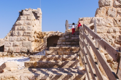 Outside the Tower, Ajlun Castle, Jordan